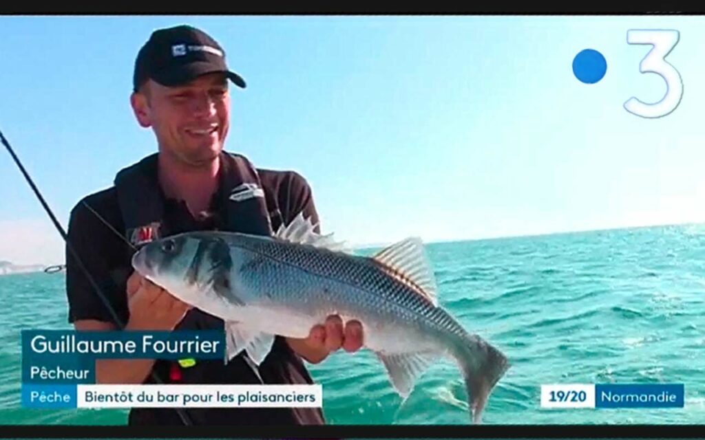 France 3 interview with Guillaume on bass fishing